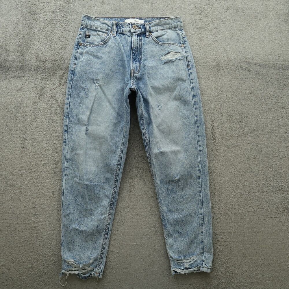 KanCan Jeans Junior's Size 3/25 High-Rise Skinny Denim 26" Inseam Distressed